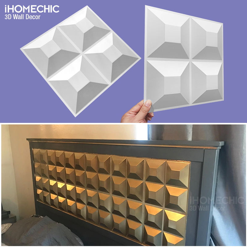 Pvc Panel Background - 30Cm 3D Wandpaneel Golvende Lijnen Decor
