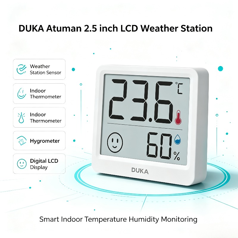 DUKA Atuman 2,5 inch LCD elekt - Digital Hygrometer Probe recensie en prijs