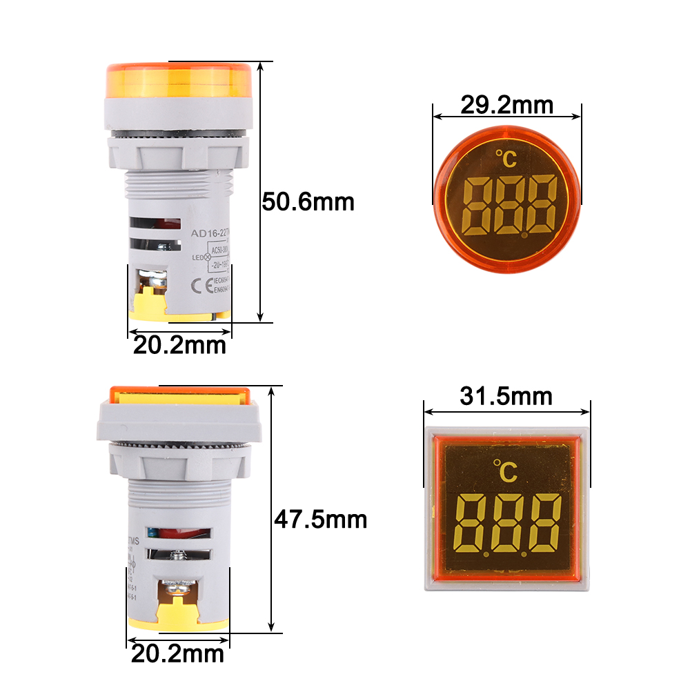 22Mm Mini Plastic Led Digitale - Digital Hygrometer Probe recensie en prijs